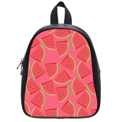 Watermelon Background Watermelon Wallpaper School Bag (small) by Wegoenart