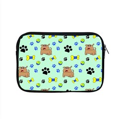 Dog Pattern Seamless Blue Background Scrapbooking Apple Macbook Pro 15  Zipper Case by Wegoenart