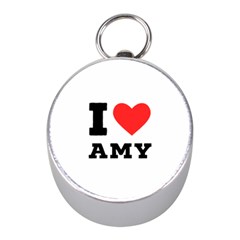 I Love Amy Mini Silver Compasses by ilovewhateva