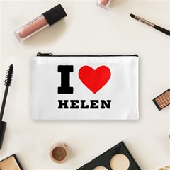 I Love Helen Cosmetic Bag (small) by ilovewhateva