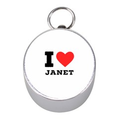 I Love Janet Mini Silver Compasses by ilovewhateva