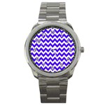 Pattern 116 Sport Metal Watch Front