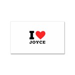 I love joyce Sticker (Rectangular) Front