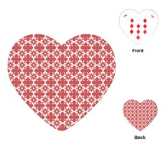 Pattern 303 Playing Cards Single Design (heart) by GardenOfOphir