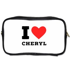 I Love Cheryl Toiletries Bag (two Sides) by ilovewhateva