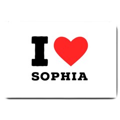 I Love Sophia Large Doormat by ilovewhateva