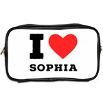 I love sophia Toiletries Bag (Two Sides) Back