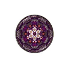 Rosette Kaleidoscope Mosaic Abstract Background Art Hat Clip Ball Marker by Jancukart