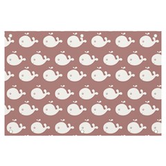 Cute Whale Illustration Pattern Banner And Sign 6  X 4  by GardenOfOphir