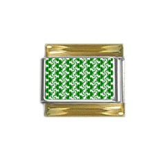 Candy Illustration Pattern Gold Trim Italian Charm (9mm) by GardenOfOphir