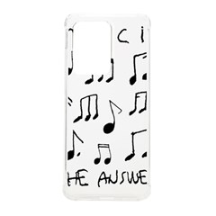 Music Is The Answer Phrase Concept Graphic Samsung Galaxy S20 Ultra 6 9 Inch Tpu Uv Case by dflcprintsclothing