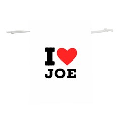 I Love Joe Lightweight Drawstring Pouch (m) by ilovewhateva