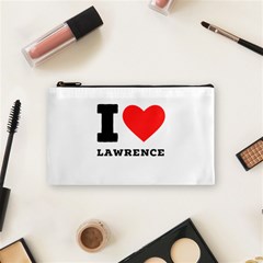 I Love Lawrence Cosmetic Bag (small) by ilovewhateva