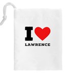 I love lawrence Drawstring Pouch (4XL) Back