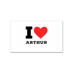 I Love Arthur Sticker (rectangular) by ilovewhateva