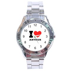 I Love Arthur Stainless Steel Analogue Watch by ilovewhateva