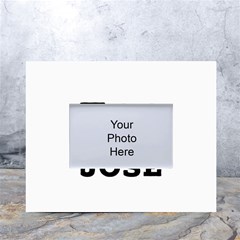 I Love Jose White Tabletop Photo Frame 4 x6  by ilovewhateva