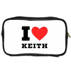 I Love Keith Toiletries Bag (two Sides) by ilovewhateva