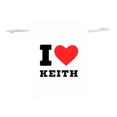 I Love Keith Lightweight Drawstring Pouch (m) by ilovewhateva