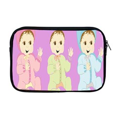 Happy 02 Apple Macbook Pro 17  Zipper Case by nateshop