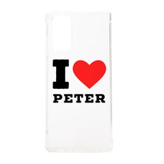 I Love Peter Samsung Galaxy Note 20 Tpu Uv Case by ilovewhateva