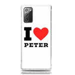 I love peter Samsung Galaxy Note 20 TPU UV Case Front