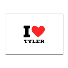 I Love Tyler Crystal Sticker (a4) by ilovewhateva