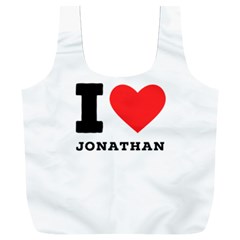 I Love Jonathan Full Print Recycle Bag (xxl) by ilovewhateva