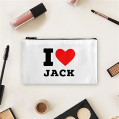 I Love Jack Cosmetic Bag (small) by ilovewhateva