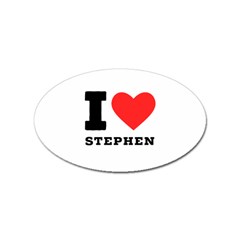 I Love Stephen Sticker Oval (10 Pack) by ilovewhateva