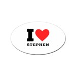 I love stephen Sticker Oval (10 pack) Front