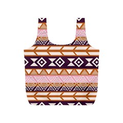 Print Pattern Design Vintage Full Print Recycle Bag (s) by Ravend