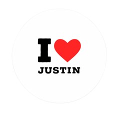 I Love Justin Mini Round Pill Box by ilovewhateva