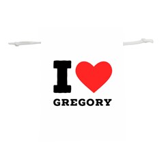 I Love Gregory Lightweight Drawstring Pouch (m) by ilovewhateva