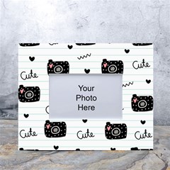 Cute-cutes White Tabletop Photo Frame 4 x6  by nateshop