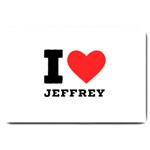 I love jeffrey Large Doormat 30 x20  Door Mat