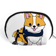 Puppy Cartoon Corgi Accessory Pouch (medium) by Semog4