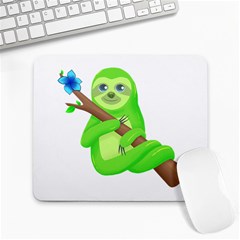 Sloth Branch Cartoon Fantasy Large Mousepad by Semog4