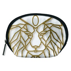 Lion Face Wildlife Crown Accessory Pouch (medium) by Semog4