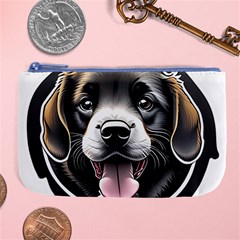 Dog Animal Puppy Pooch Pet Large Coin Purse by Semog4