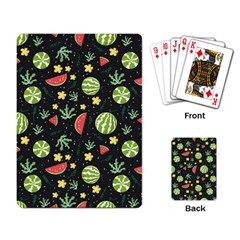 Watermelon Berries Patterns Pattern Playing Cards Single Design (rectangle) by Semog4