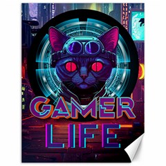 Gamer Life Canvas 12  X 16  by minxprints