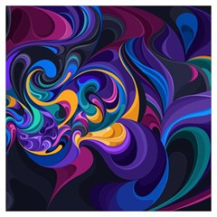 Colorful Waves Abstract Waves Curves Art Abstract Material Material Design Lightweight Scarf  by Semog4