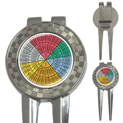 Wheel Of Emotions Feeling Emotion Thought Language Critical Thinking 3-in-1 Golf Divots by Semog4