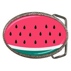 Watermelon Fruit Pattern Belt Buckles by Semog4