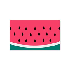 Watermelon Fruit Pattern Sticker (rectangular) by Semog4