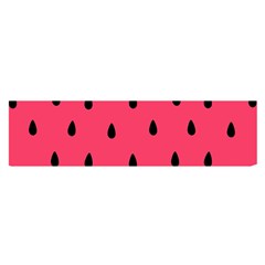 Watermelon Fruit Pattern Oblong Satin Scarf (16  X 60 ) by Semog4