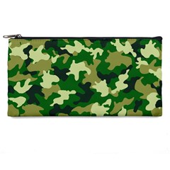 Green Military Background Camouflage Pencil Case by Semog4