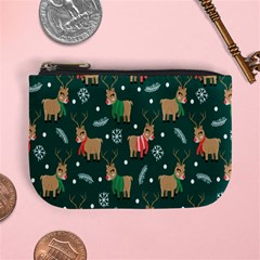 Cute Christmas Pattern Doodle Mini Coin Purse by Semog4