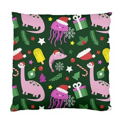 Colorful Funny Christmas Pattern Standard Cushion Case (two Sides) by Semog4